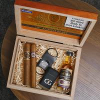 The Perfect Night In Gift Box Sampler - 2 Cigars with Accessories and Miniature