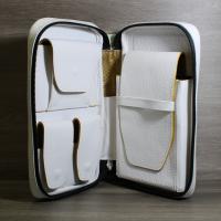 Peter James Los Estoico Limited Edition Cigar Case - White & Gold