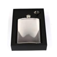 Peterson 6oz Hip Flask  - Polished Chrome