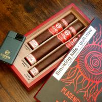 CG PLUS FLASH SALE - Plasencia Alma del Fuego Cigar Sampler - 3 Cigars and Lighter