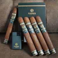 Plasencia Alma Fuerte Colorado Claro Eduardo I Sampler - 5 Cigars & Accessory