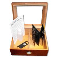 Eaton Glass Top Cigar Humidor - Best Seller - 40 Cigars Capacity