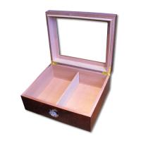 Eaton Glass Top Cigar Humidor - Best Seller - 40 Cigars Capacity