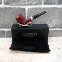 Rattrays Lobster 37 Red Sandblast 9mm Filter Fishtail Pipe (RA620)