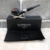 Rattrays Emblem Black 46 Smooth Straight 9mm Filter Fishtail Pipe (RA937)
