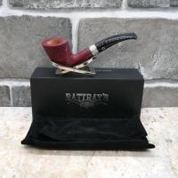 Rattrays Lobster 67 Red Sandblast 9mm Filter Fishtail Pipe (RA586)