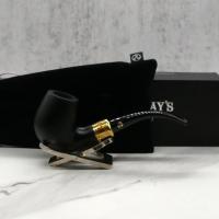 Rattrays Majesty 177 Black 9mm Filter Fishtail Pipe (RA1353)