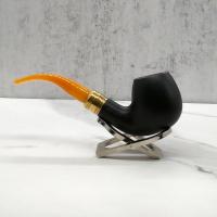 Rattrays The Bagpiper Black Yellow 9mm Fishtail Pipe (RA1364)