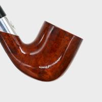 Rattrays Emblem Brown 159 Smooth Bent 9mm Filter Fishtail Pipe (RA1399)