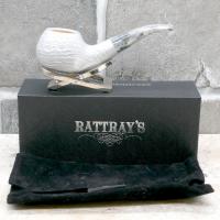 Rattrays Sovereign 23 Silver 9mm Filter Bent Fishtail Pipe (RA1416)