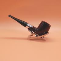 Rattrays Emblem Brown 158 Smooth Straight 9mm Filter Fishtail Pipe (RA1558)