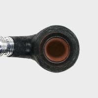 Rattrays The Bagpiper Sandblast Black 9mm Fishtail Pipe (RA1619)