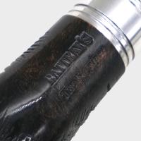 Rattrays The Bagpiper Sandblast Black 9mm Fishtail Pipe (RA1620)