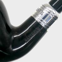 Rattrays The Bagpiper Grey Black 9mm Fishtail Pipe (RA1626)