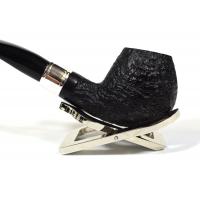 Rattrays Brave Heart 150 Sandblast Half Bent Author 9mm Filter Fishtail Pipe (RA679)