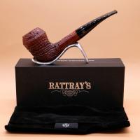Rattrays Handmade Sandblast 2 Fishtail 9mm Filter Pipe (RA682)