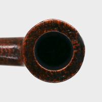 Real Briar Sandblast Straight 9mm Filter Fishtail Pipe (RB003)