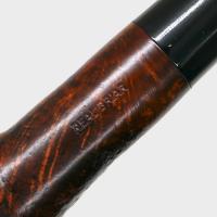 Real Briar Sandblast Straight 9mm Filter Fishtail Pipe (RB003)