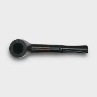 Real Briar Sandblast Straight 9mm Filter Fishtail Pipe (RB004)