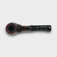 Real Briar Rustic Bent 9mm Filter Fishtail Pipe (RB005)