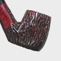 Real Briar Rustic Bent 9mm Filter Fishtail Pipe (RB005)