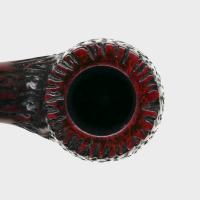 Real Briar Rustic Bent 9mm Filter Fishtail Pipe (RB005)