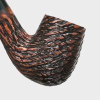Real Briar Rustic Bent 9mm Filter Fishtail Pipe (RB009)