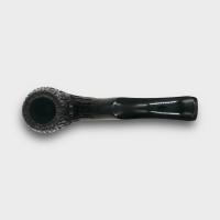 Real Briar Rustic Bent 9mm Filter Fishtail Pipe (RB010)