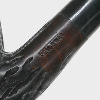 Real Briar Rustic Bent 9mm Filter Fishtail Pipe (RB010)