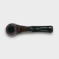 Real Briar Rustic Bent 9mm Filter Fishtail Pipe (RB011)