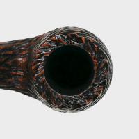 Real Briar Rustic Bent 9mm Filter Fishtail Pipe (RB011)