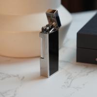 Dunhill Rollagas Lighter - Black Lacquer Malachite