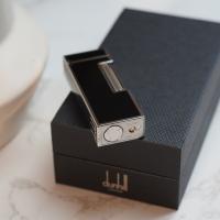 Dunhill Rollagas Lighter - Black Lacquer Malachite