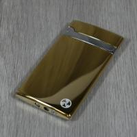 Rattrays Alfie Flat Jet Flame Lighter - Gold