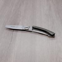 Rattrays Claude Dozorme Explorer Pipe Tamper Knife Tool - Bog Oak