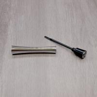 Rattrays Bone Pipe Tamper - Black Cap