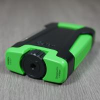 Colibri Rebel - Double Jet Flame Lighter - Green