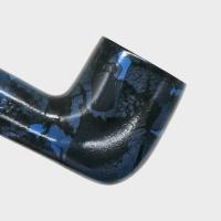 Sarome Pearwood Blue Moss Straight 9mm Filter Fishtail Pipe (SAR001)