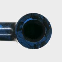 Sarome Pearwood Blue Moss Straight 9mm Filter Fishtail Pipe (SAR001)