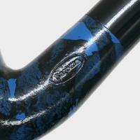 Sarome Pearwood Blue Moss Bent Metal Filter Fishtail Pipe (SAR003)