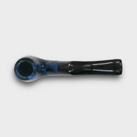 Sarome Pearwood Blue Moss Bent Metal Filter Fishtail Pipe (SAR004)