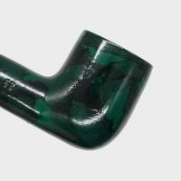 Sarome Pearwood Green Moss Straight 9mm Filter Fishtail Pipe (SAR006)