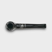 Sarome Pearwood Grey Moss Straight 9mm Filter Fishtail Pipe (SAR009)