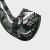 Sarome Pearwood Grey Moss Bent Metal Filter Fishtail Pipe (SAR011)