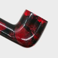 Sarome Pearwood Red Moss Straight 9mm Filter Fishtail Pipe (SAR013)