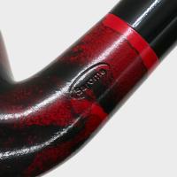 Sarome Pearwood Red Moss Bent Metal Filter Fishtail Pipe (SAR015)