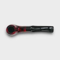Sarome Pearwood Red Moss Bent Metal Filter Fishtail Pipe (SAR016)