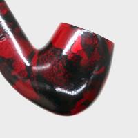 Sarome Pearwood Red Moss Bent Metal Filter Fishtail Pipe (SAR016)