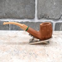 Savinelli Bamboo 607 Rusticated6mm Fishtail Pipe (SAV687)