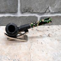 Savinelli Camouflage Rustic 310 Black 6mm Fishtail Pipe (SAV723)